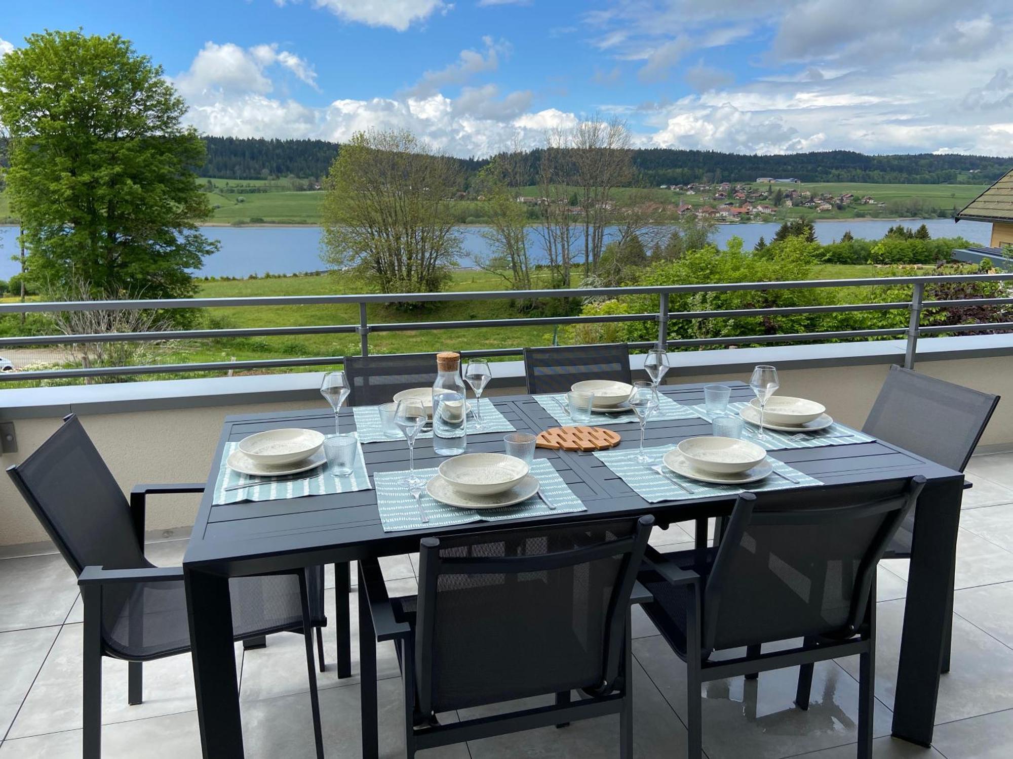 Duplex 6 Personnes, Vue Panoramique Sur Lac Malbuisson Buitenkant foto